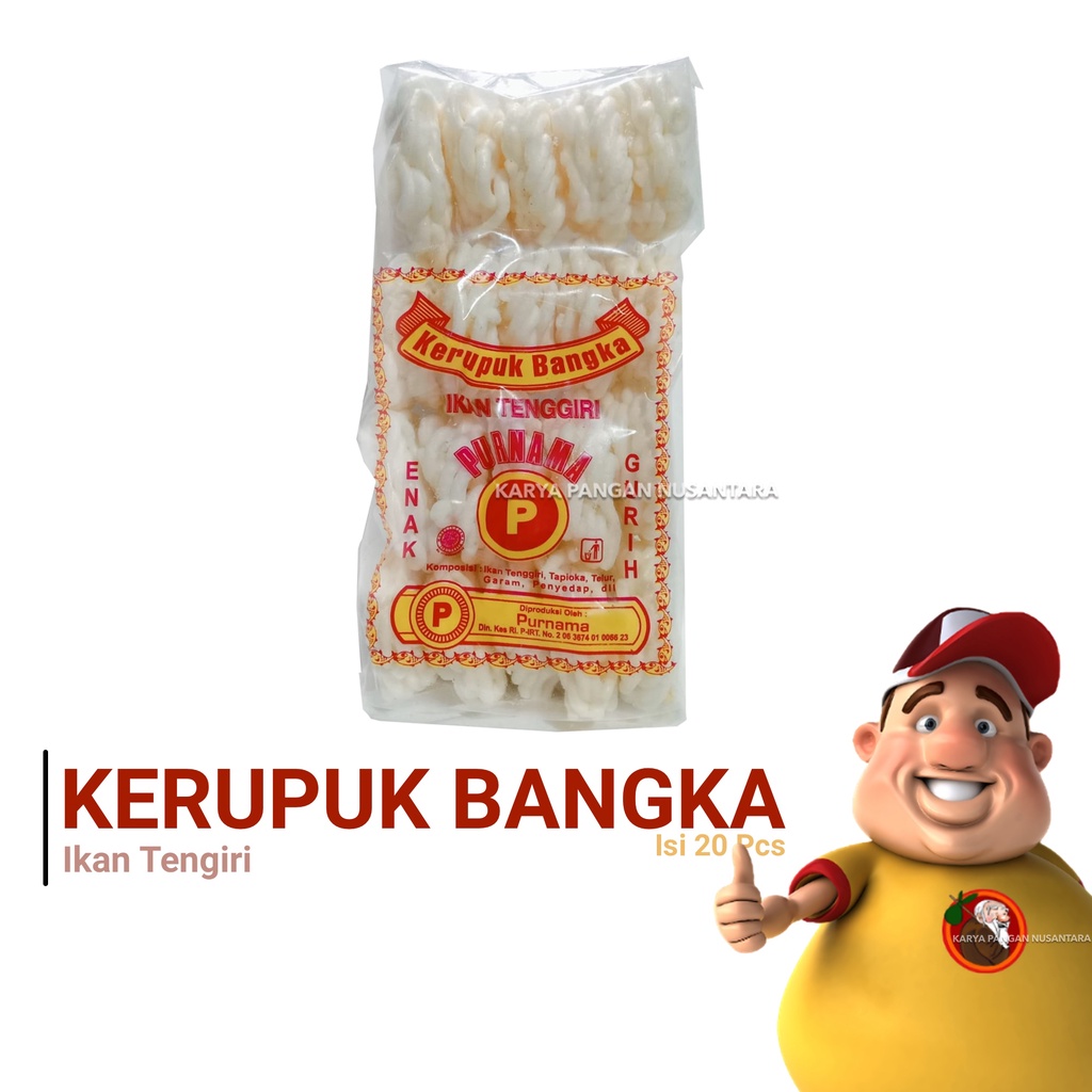 KERUPUK BANGKA PURNAMA ASLI IKAN TENGIRI KRUPUK BANGKA IKAN TENGGIRI