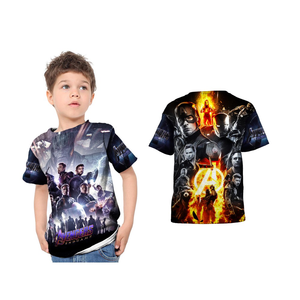 KAOS / BAJU / PAKAIAN ANAK AVENGERS ENDGAME NEW POSTER 01