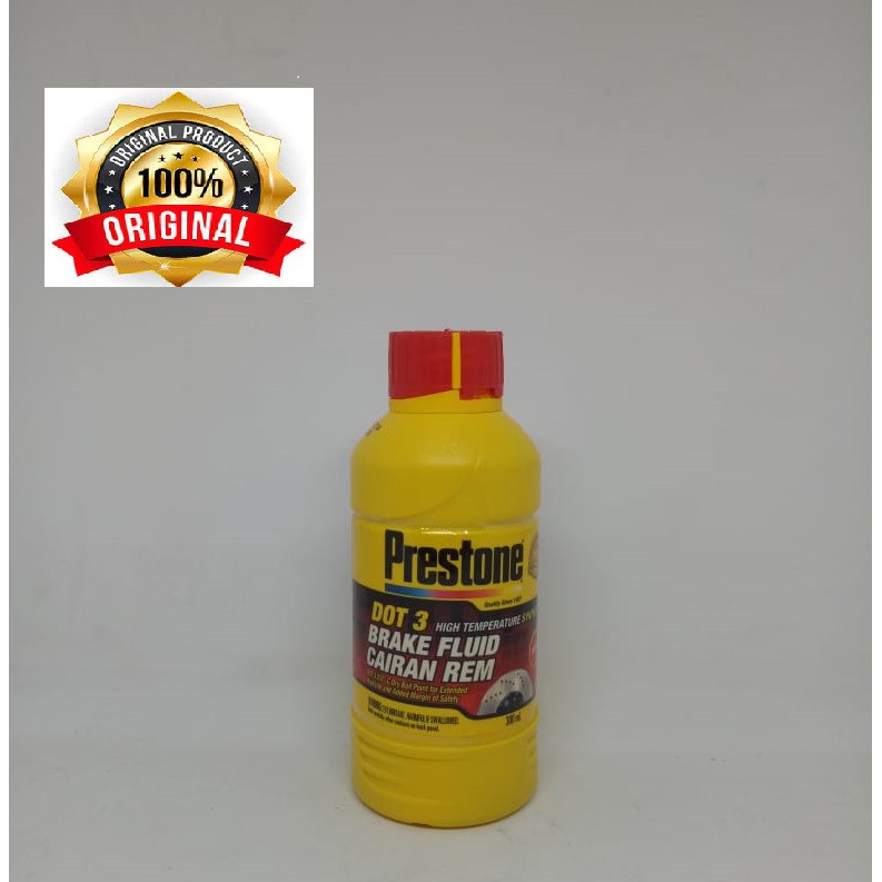 MINYAK REM PRESTONE DOT 3 300ML MERAH MOBIL DAN MOTOR