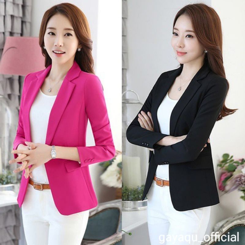 Blazer Wanita Korea Blazer Formal Wanita Terbaru