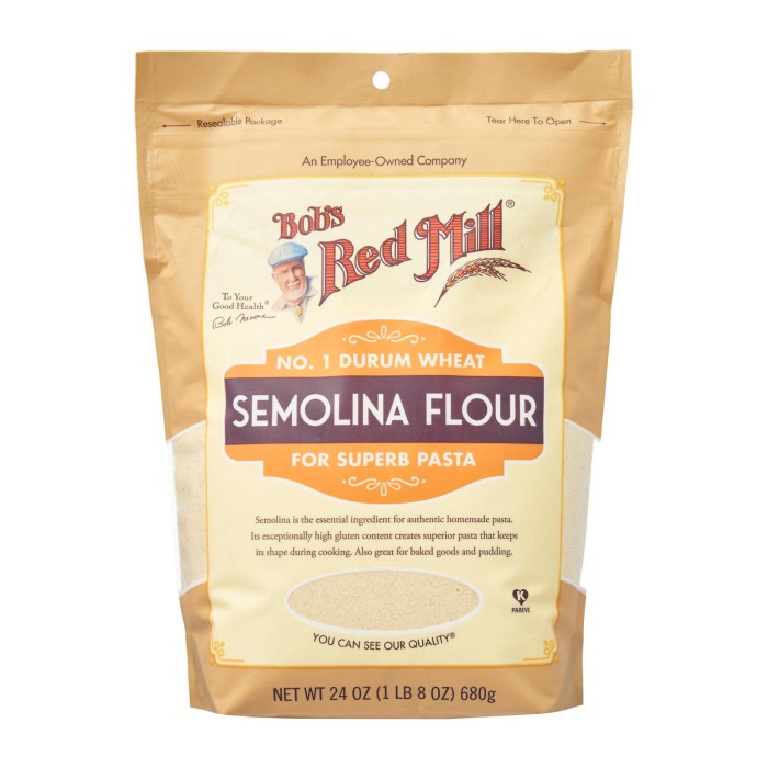 

Bob'S Red Mill Semolina Flour