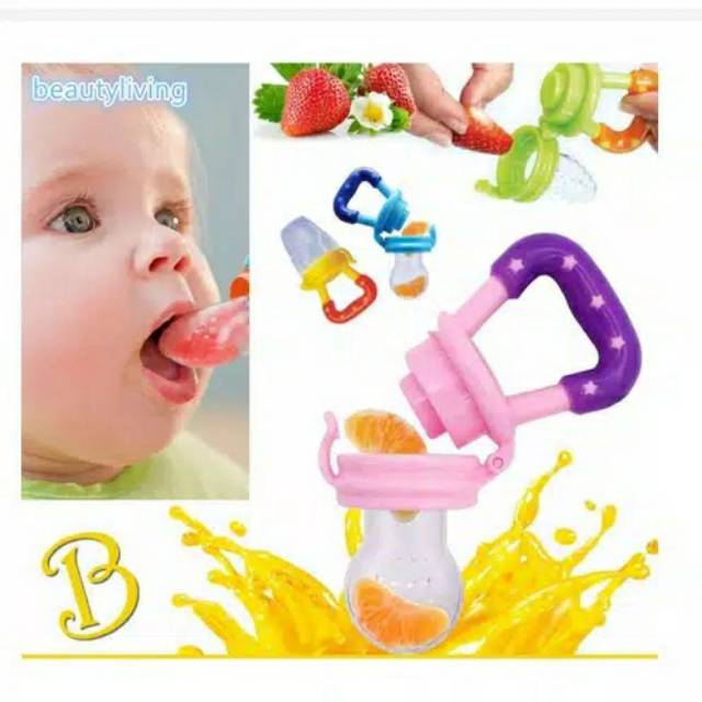 Empeng buah dot buah gigitan bayi theeter bayi dot isi buah-1