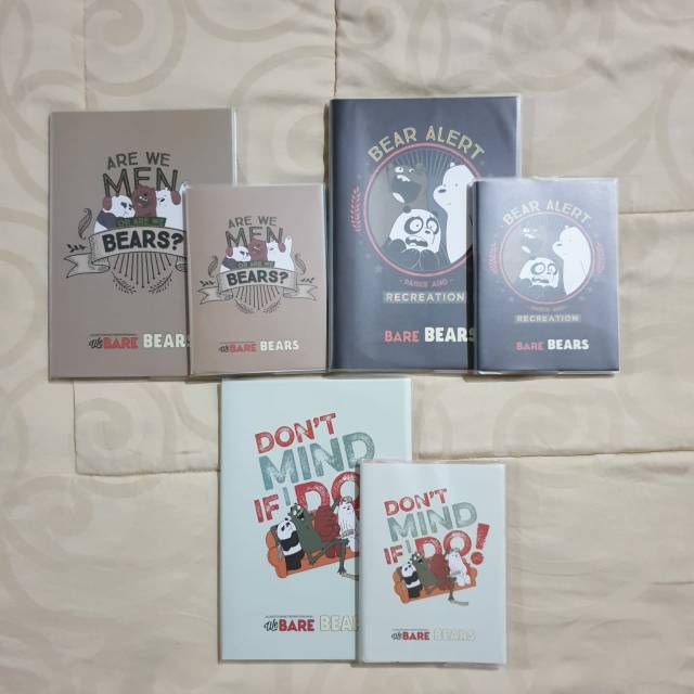 Buku tulis A5 karakter beruang lucu