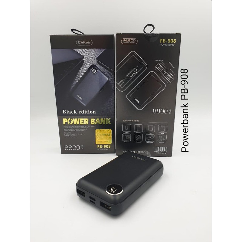 FLECO POWERBANK POWER BANK PB FLECO FB-908 8800 MAH - 2 USB