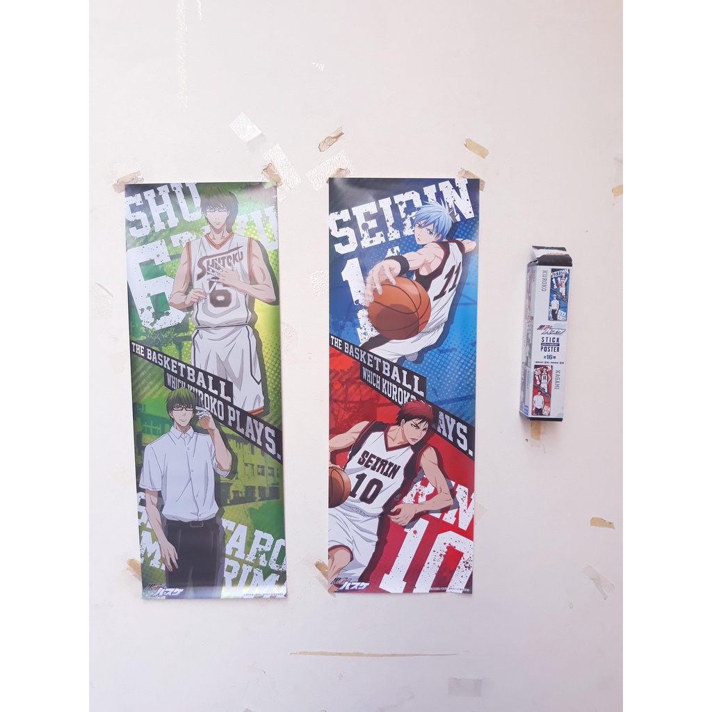 Set Poster Collection Kuroko no Basket Original Japan (58x18cm) 1