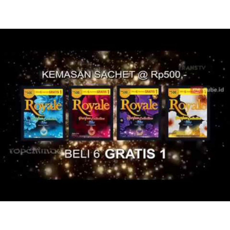 Royale Pewangi Softener Isi 6 Sachet + 1 Sachet / By Soklin