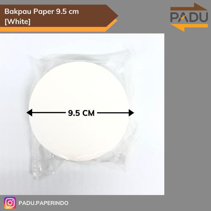 

Baking / Bakpau Paper Dia. 9.5 Cm (White) - 500Pcs Kertas Alas Bakpau