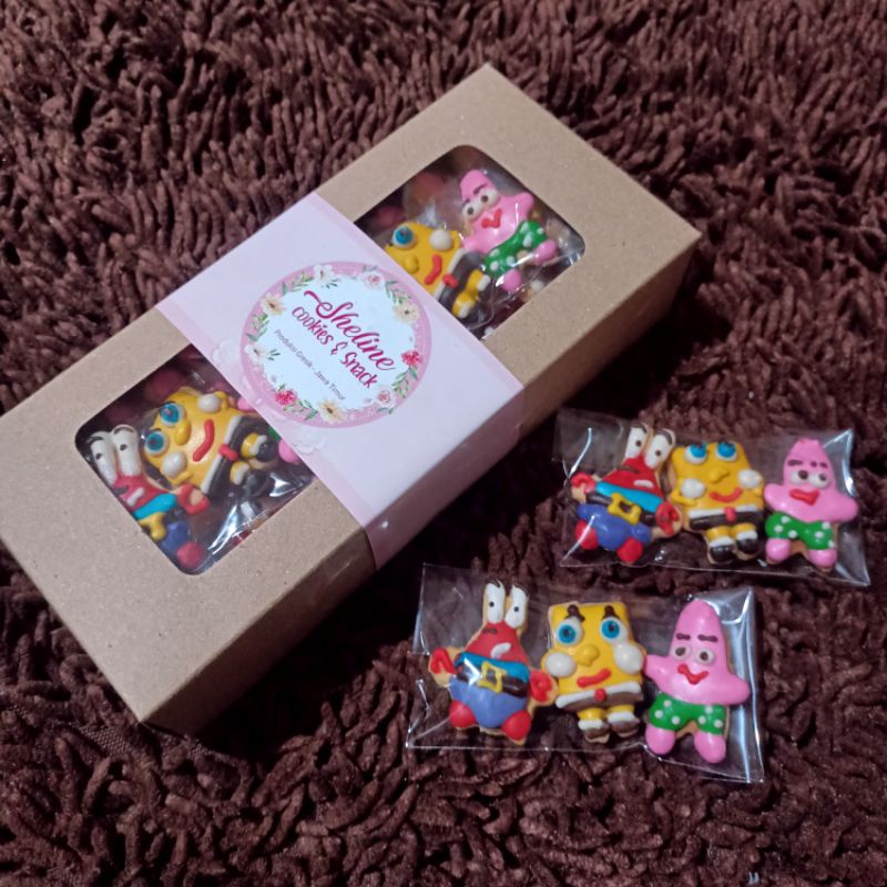 

kue kering karakter sponge bob