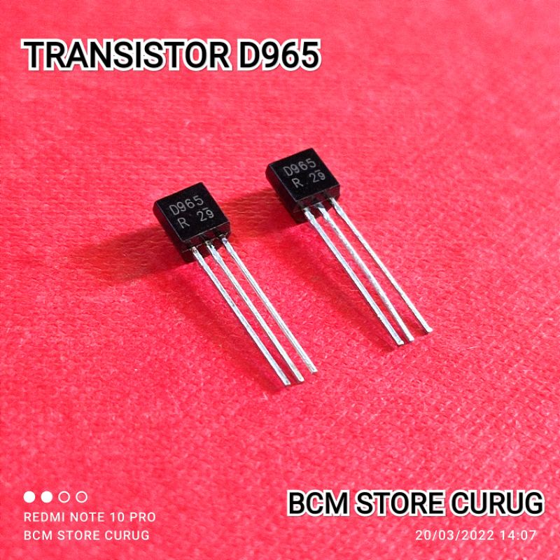 Jual TRANSISTOR 2SD965 D965 2SD 965 TR RACKET Shopee Indonesia
