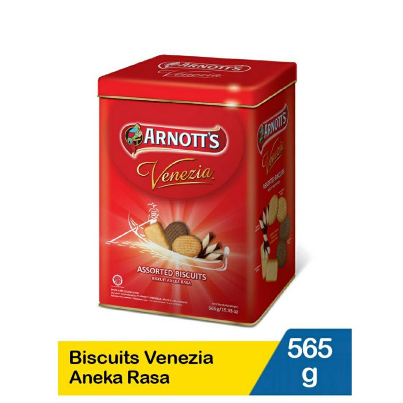 

Biscuits Venezia Kaleng Arnotts 565g