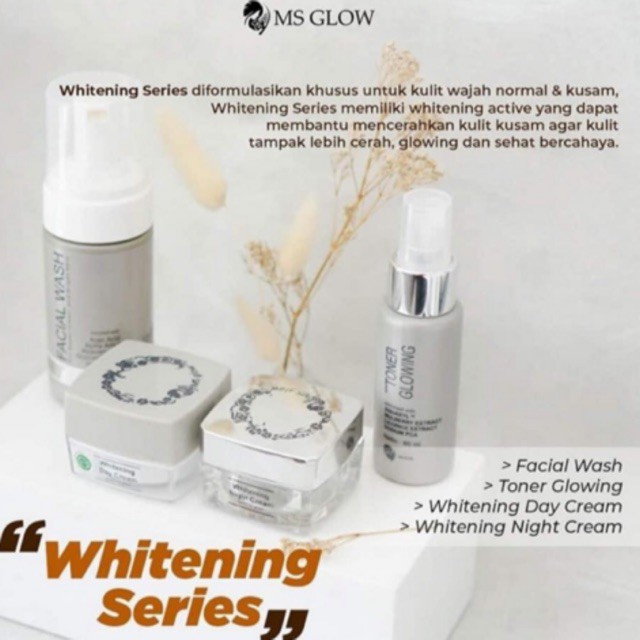 Jual Paket Ms Glow Whitening Series Asli Resmi BPOM Original