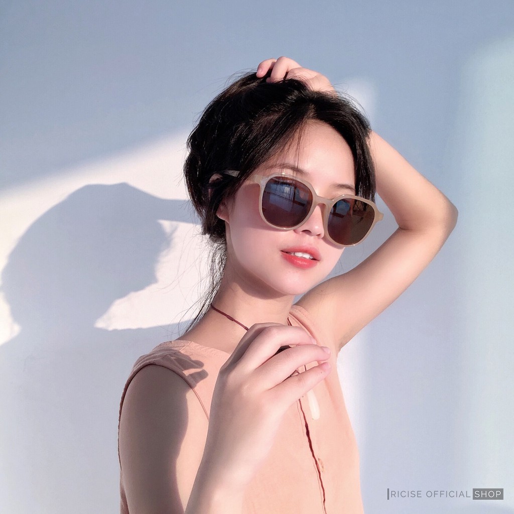 Kacamata Hitam Wanita Korean INS Fashion Oversized Square Sunglasses Gaya Retro - FK3015