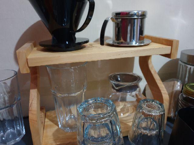 Pour Over Stand / Drip Station For Aeropress, V60, Kinto, Kalita, & Kono - Double Tall