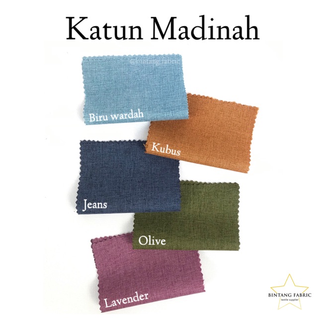 Hnna Bahan Kain Katun Cotton Madinah Fodu 1 meter