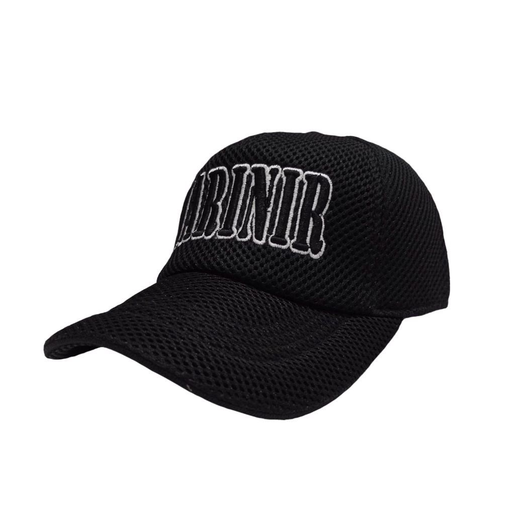 Topi Pria Doblemesh Marinir Bordir &amp; Rubber