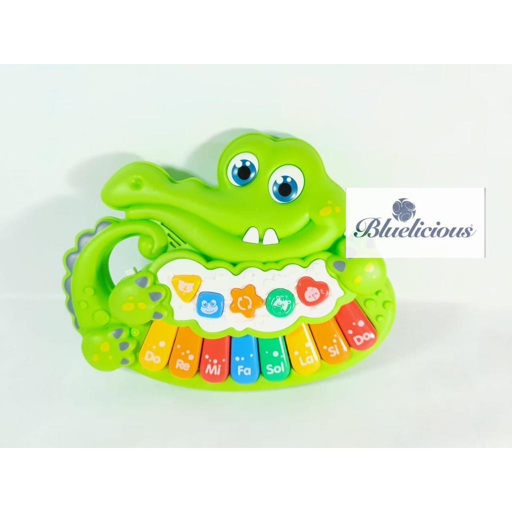 Animals Keyboard Buaya Musical Learning Piano / Piano Binatang