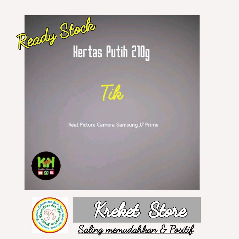 Kertas BC Tik 200g Plano