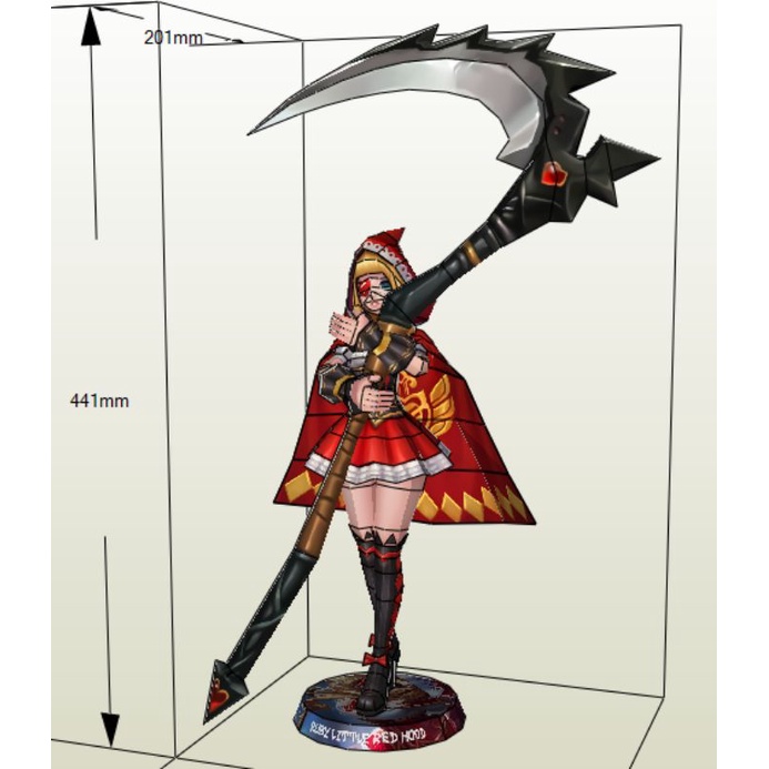 Mobile legends Ruby Papercraft