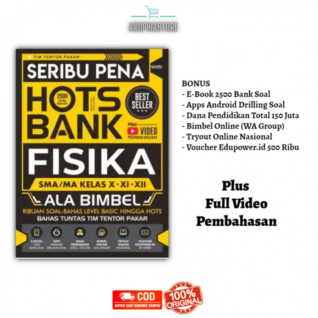 HOTS Bank Soal Fisika SMA/MA ala Bimbel Seribu Pena