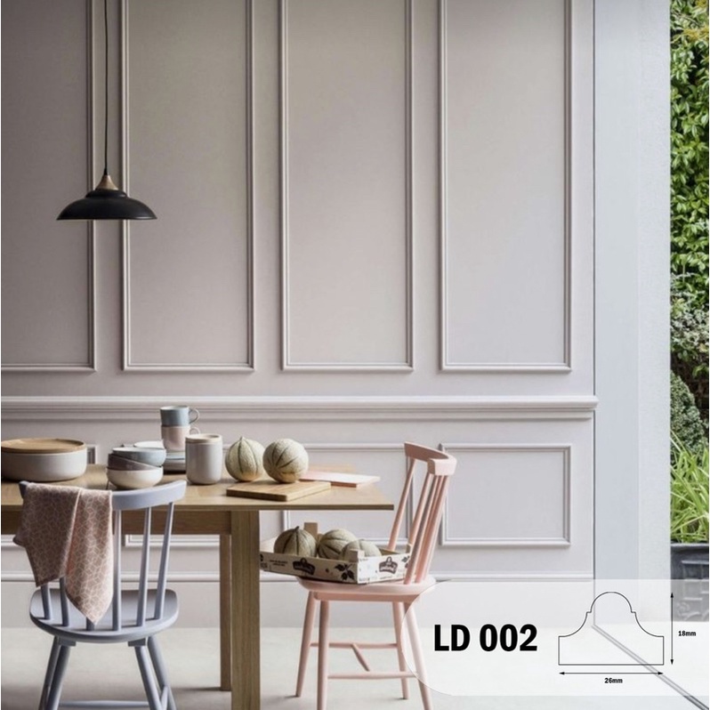 Tree Am Pm Wall Moulding List Kayu List Dinding Profil Kayu Mahoni Solid Finishing Deco Wall
