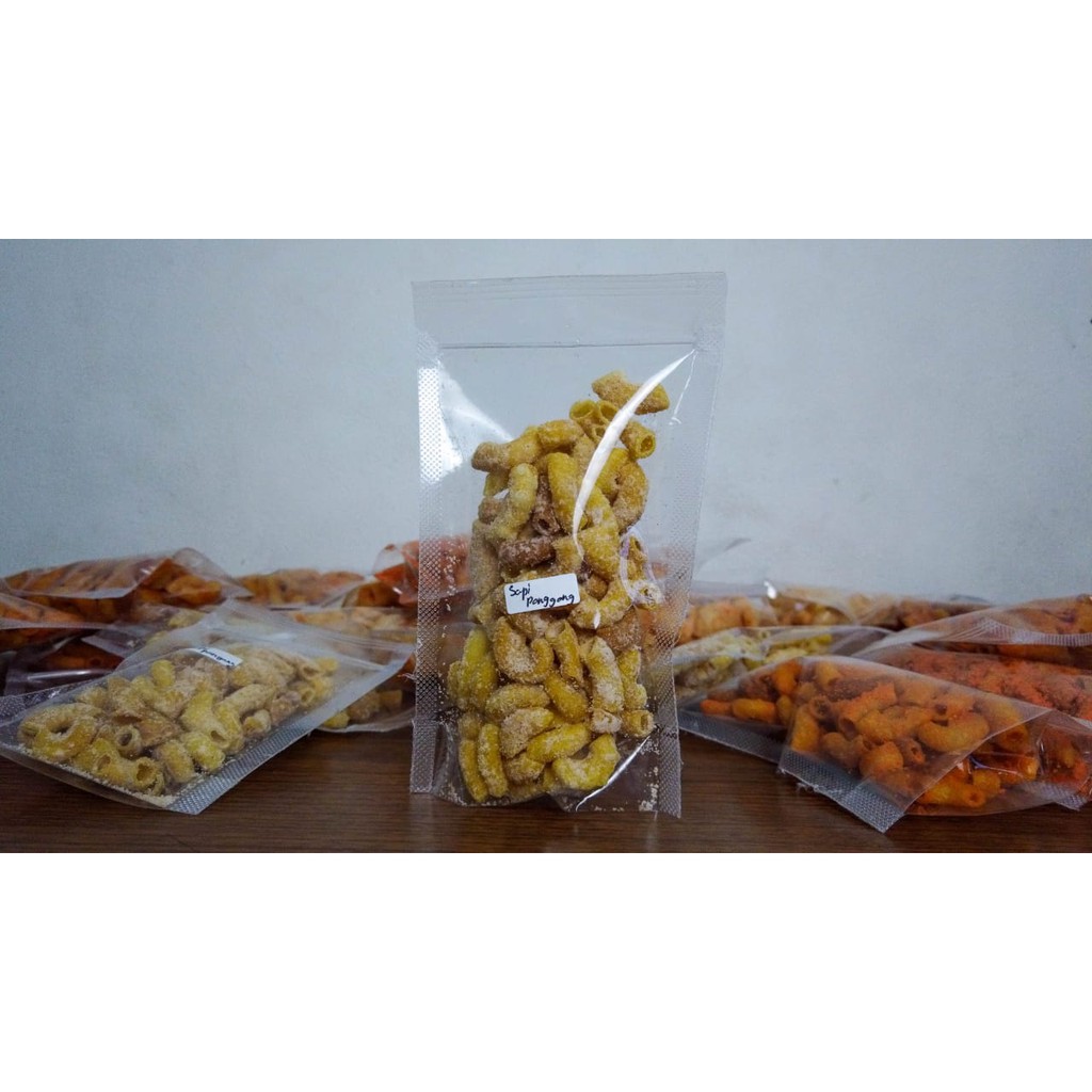 

Mcaroni Buntet/Pipa/Spiral Renyah Gurih Varian Sapi Panggang (35gr)