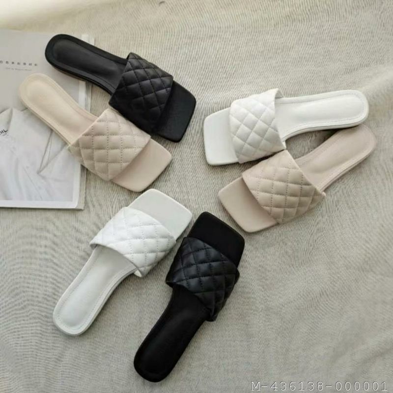 SANDAL WANITA CHANNEL POLOS CACA SINTESIS VNSC-149