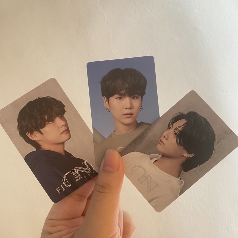 SISA SUGA JUNGKOOK BTS x Fila ON Photocard PC Official Limited Random V Kim Taehyung RM JIN JK Jungk