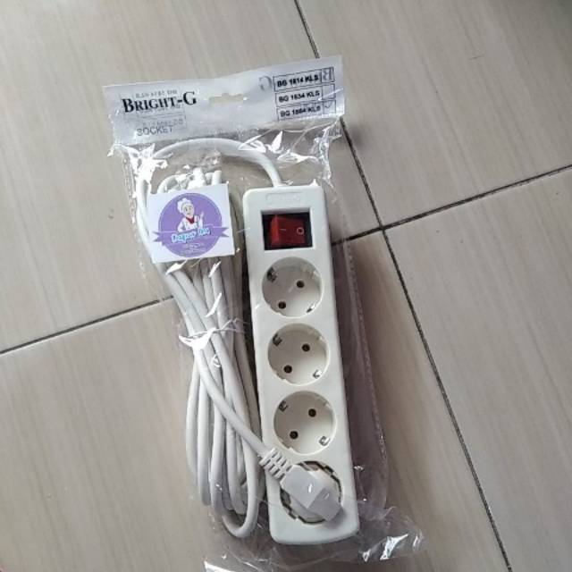 Stop kontak bright-g 4lubang