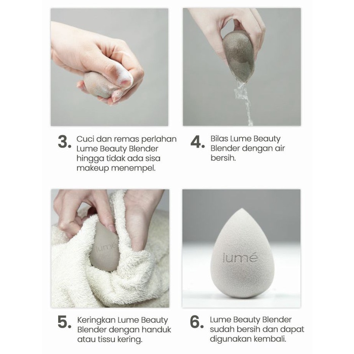 Lumecolors Beauty Blender / Sponge Make Up Lumecolors / Spons untuk Meratakan Foundation