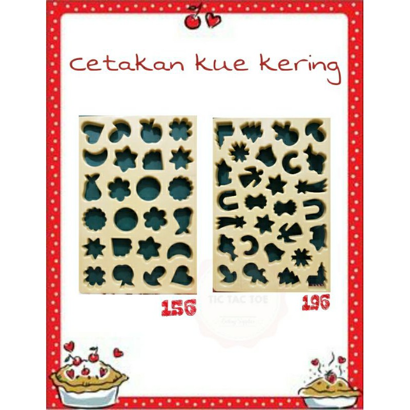 Cookie cutter sheet, cetakan kue kering berkarakter