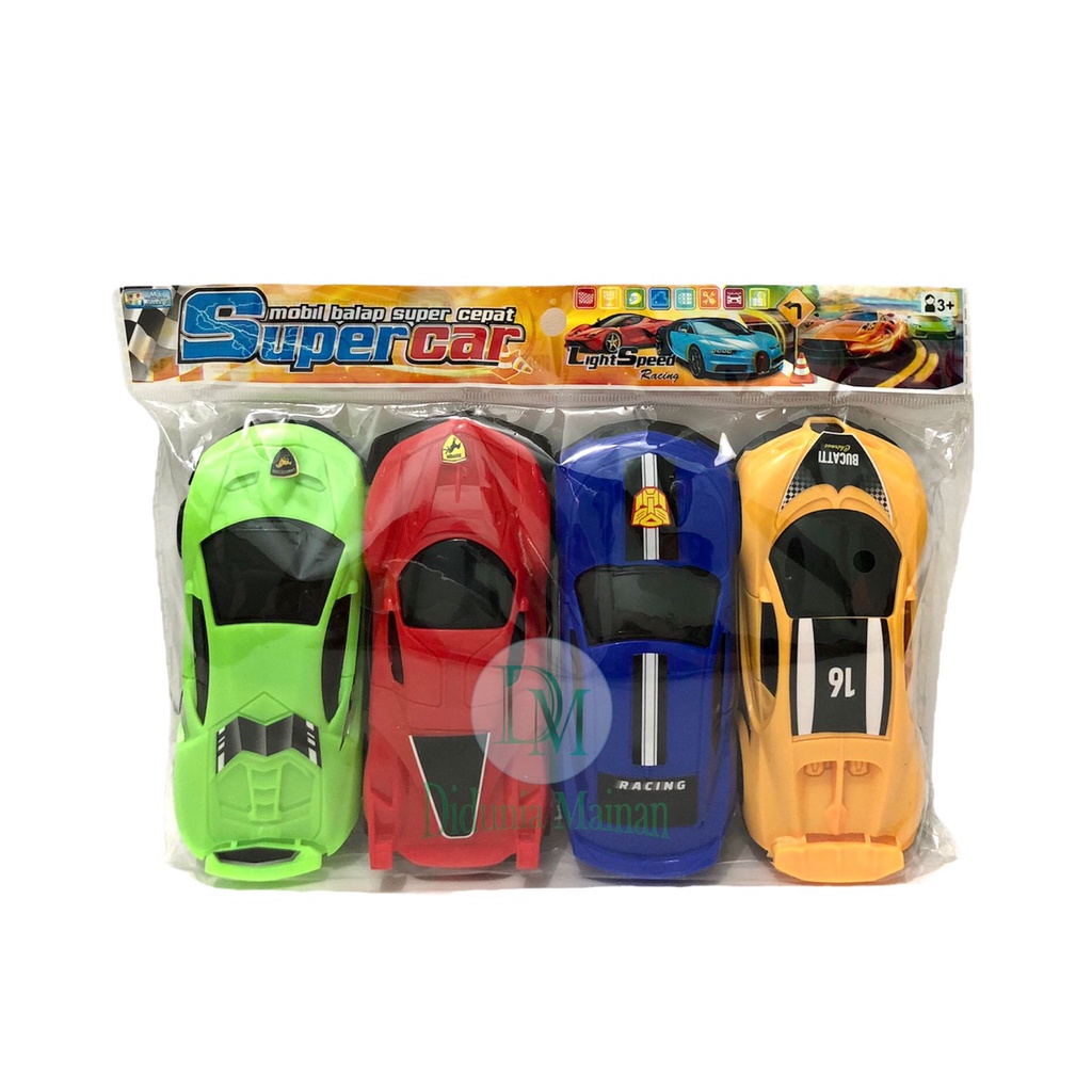 mainan mobil mobilan balap set anak laki laki racing sport car pull back