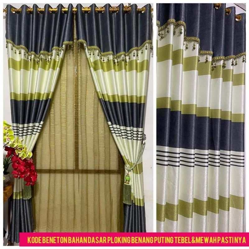 gorden blackout import poni renda motif salur