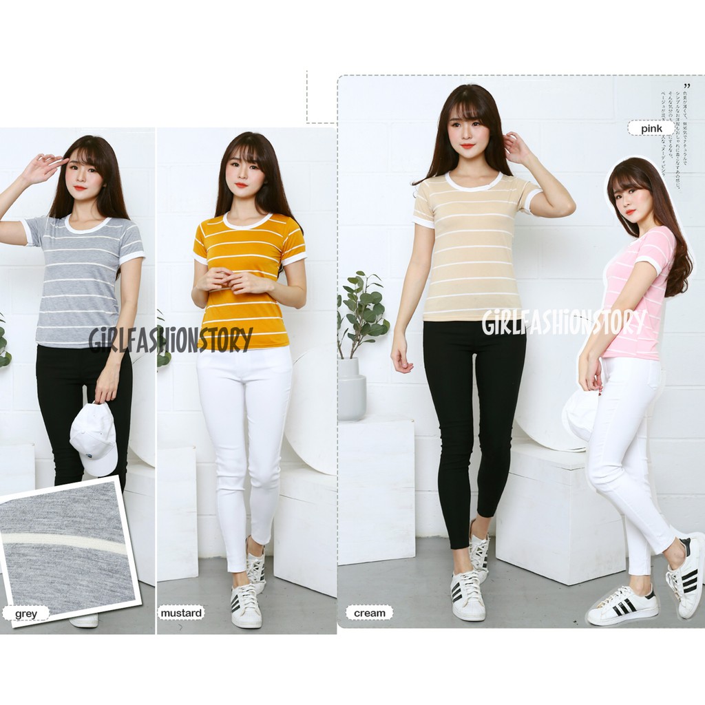 GFS RINGER TEE STRIPE SERIES ORIGINAL