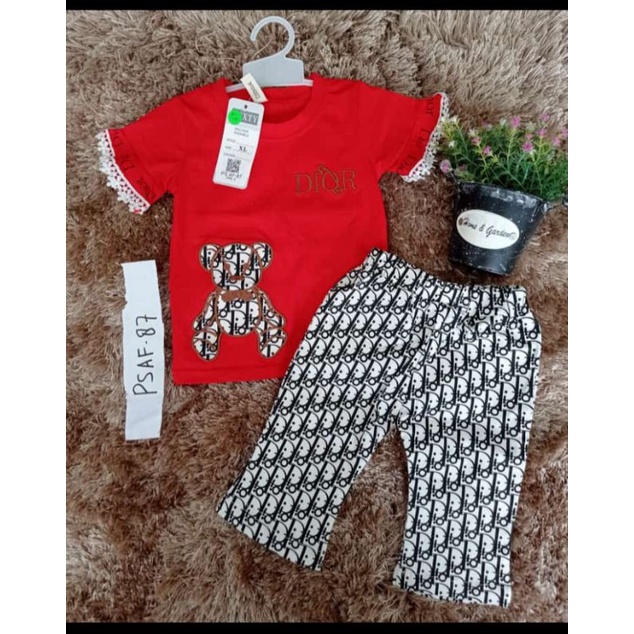 Setelan anak import dior