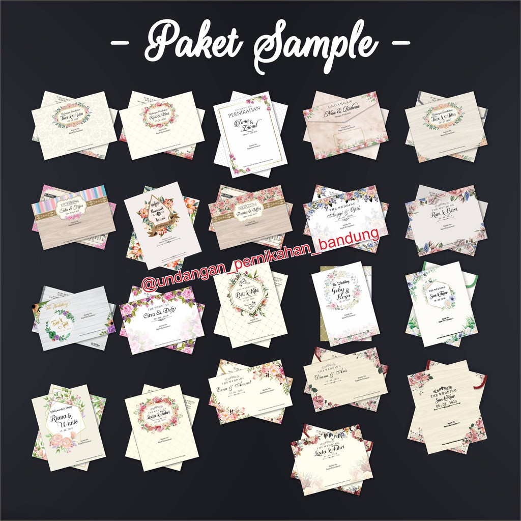 sample undangan pernikahan bandung