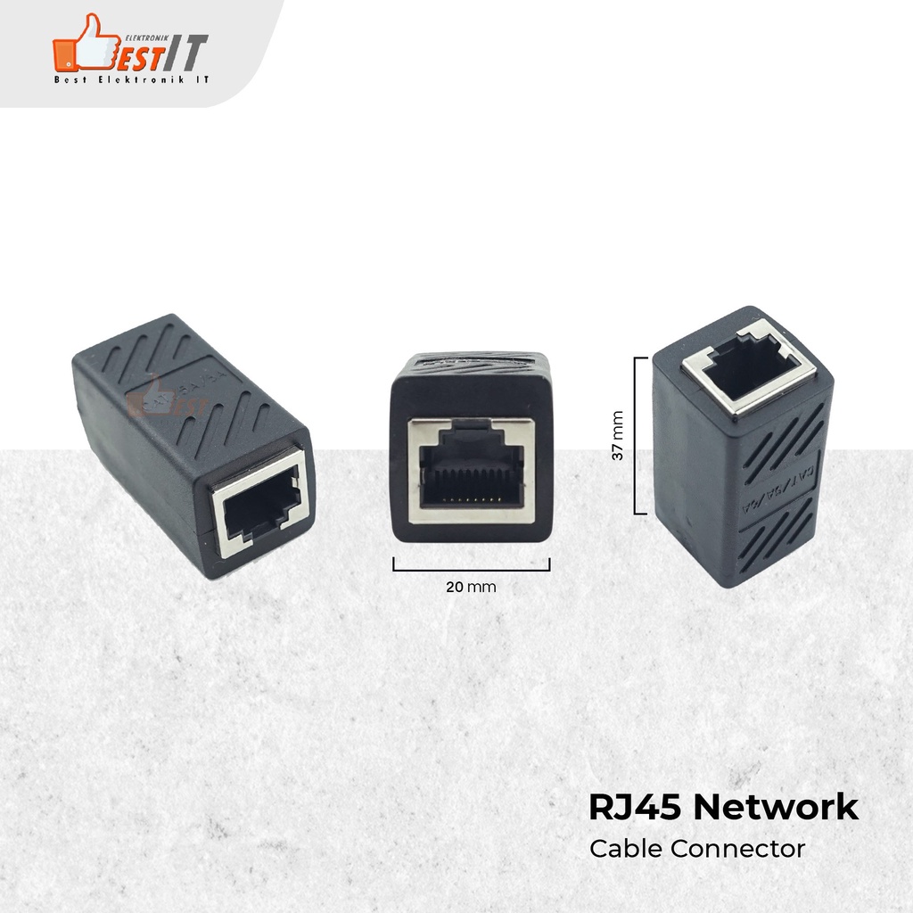 Barel RJ45 Coupler High Quality/Network Ethernet LAN Cable Coupler Connector