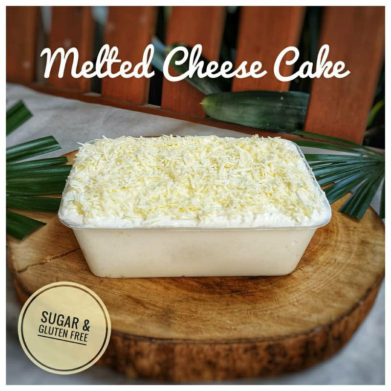 

FLOURLESS KETO DEBM MELTED CHEESE CAKE