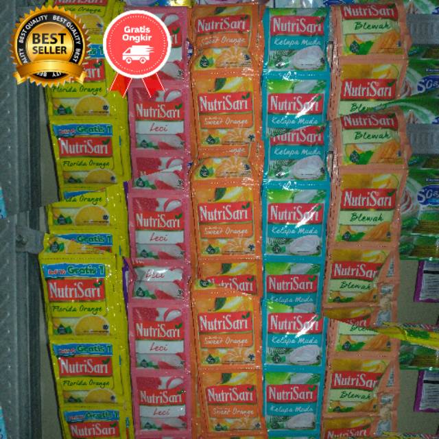 

NUTRISARI minuman sachet renceng/10pcs