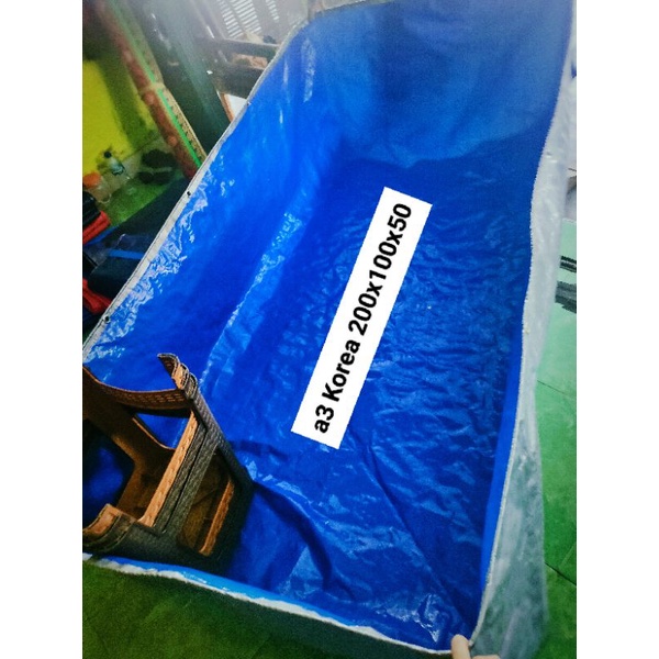 terpal kolam 200x100x50