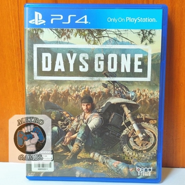 Days Gone PS4 Kaset Daysgone Day Daygone Playstation PS 4 5 CD BD Game Daysgon Gon Day gone DayGone Games Ps4 Ps5 Region 3 Asia reg game petualangan mainan original asli ori zombie zombies the last of us part 1 2 remastered tlou daysgon gon daygone day