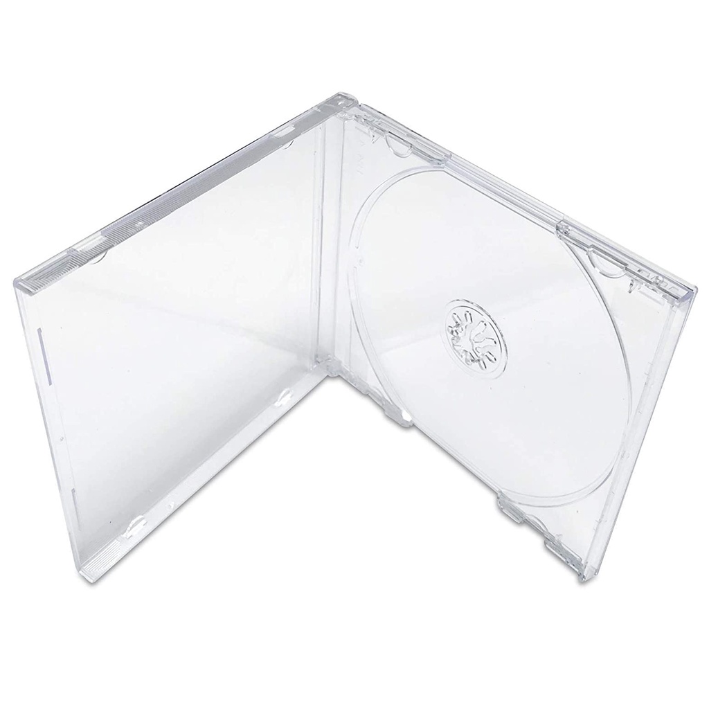 Slim Case cd CDR DVD Slim Case 5.2MM Clear 10 pcs - 48907