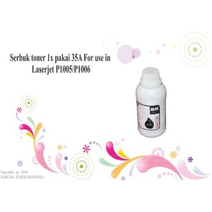 Serbuk toner 1x pakai 35A For use in Laserjet P1005