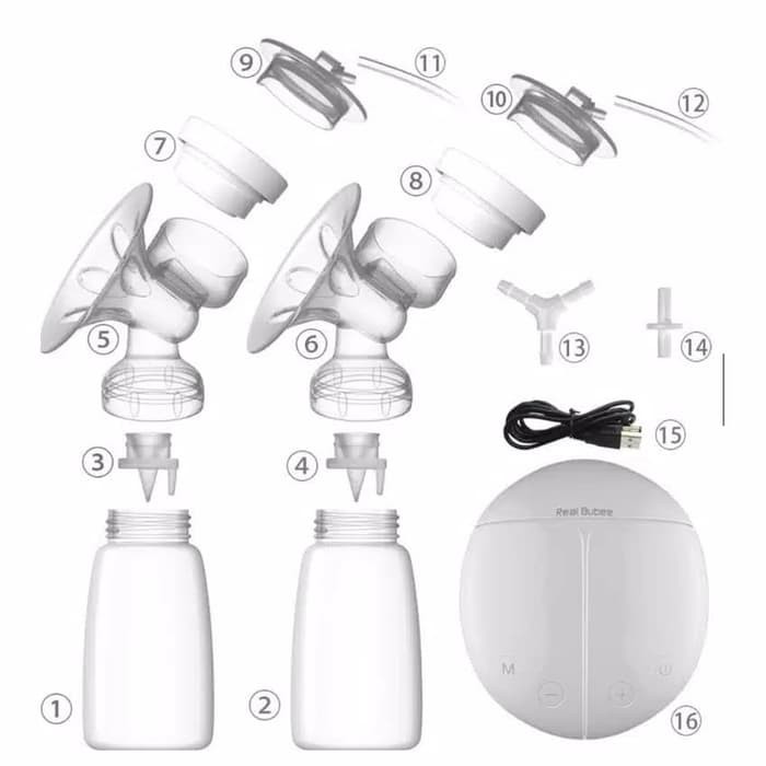 Real Bubee Pompa ASI Elektrik / Double Electric Breast Pump Original