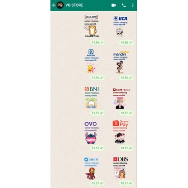 STICKER WHATSAPP REKENING KARAKTER