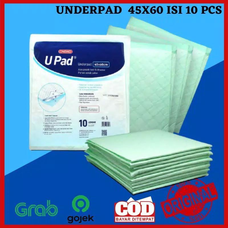 Underpad Perlak Non Woven merk OneMed UKURAN: 45x60cm