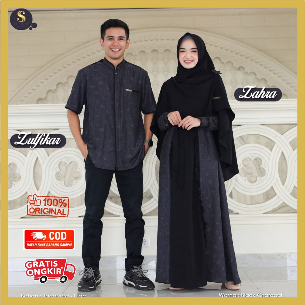 SS HIJAB ZAHRA & ZULFIKAR // GAMIS & KOKO COUPLE TERBARU // READY STOCK & SIAP KIRIM
