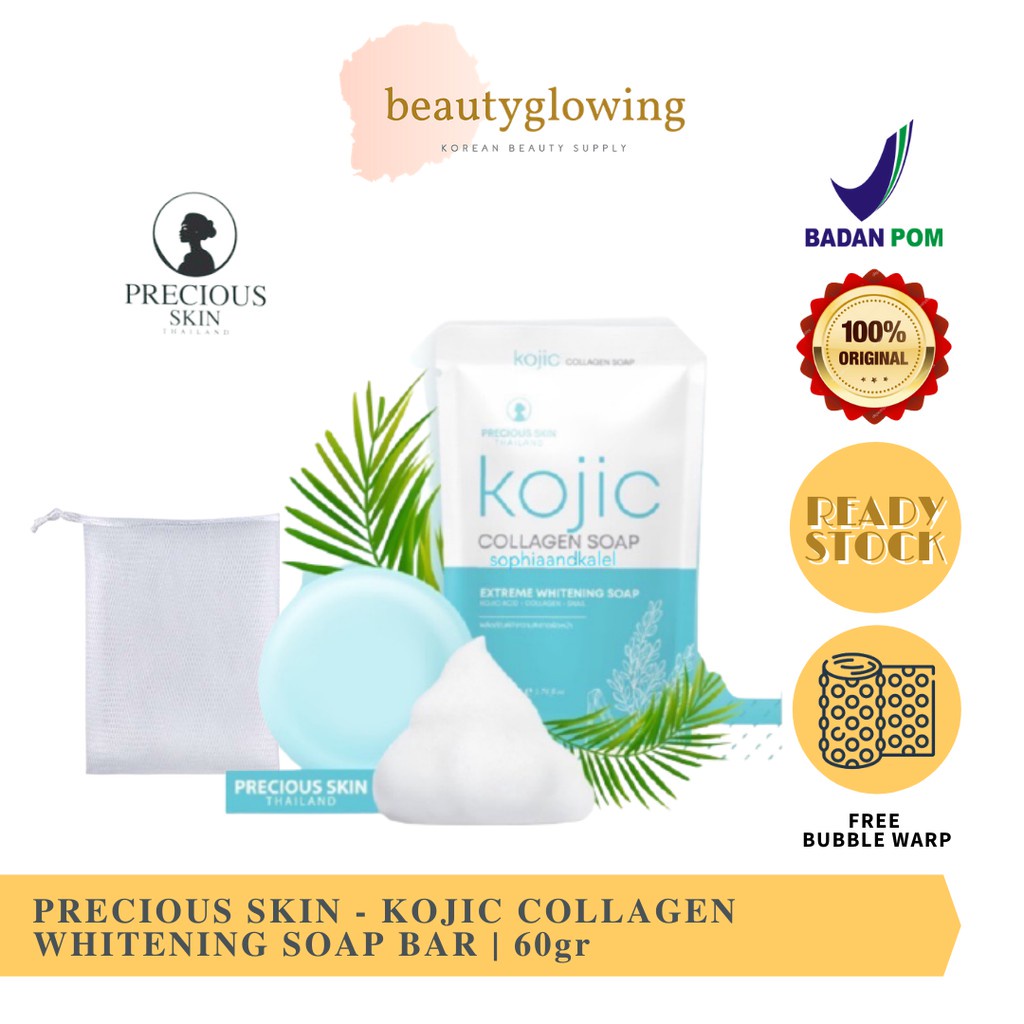 [BPOM] Precious Skin - Kojic Extreme Whitening Collagen Soap  60GR