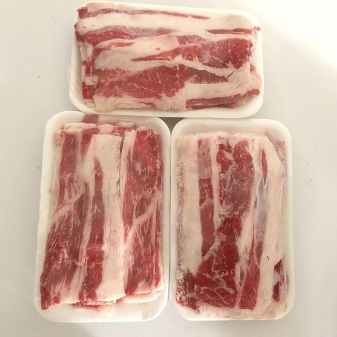 

Daging Sapi Shortplate Beef Slice 500Gr Fat Lemak Gojekgrab Avikadilla5