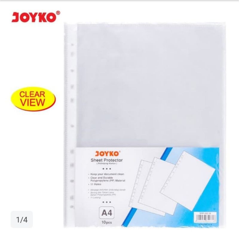 

Sheet Protektor Joyko A4 23,5*30cm
