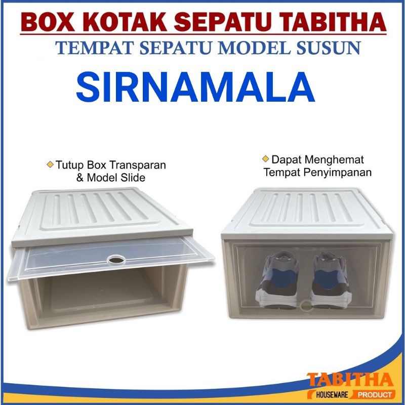 Box Kotak Sepatu Tempat Sepatu Model Susun Tabitha